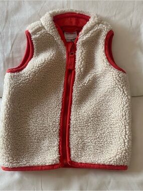 Hanna Andersson Cream Sherpa Vest